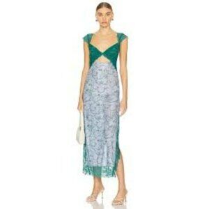 knee length dresses for ladies Mac Duggal Floral Embroidered Corset Bodice Gown main image 0